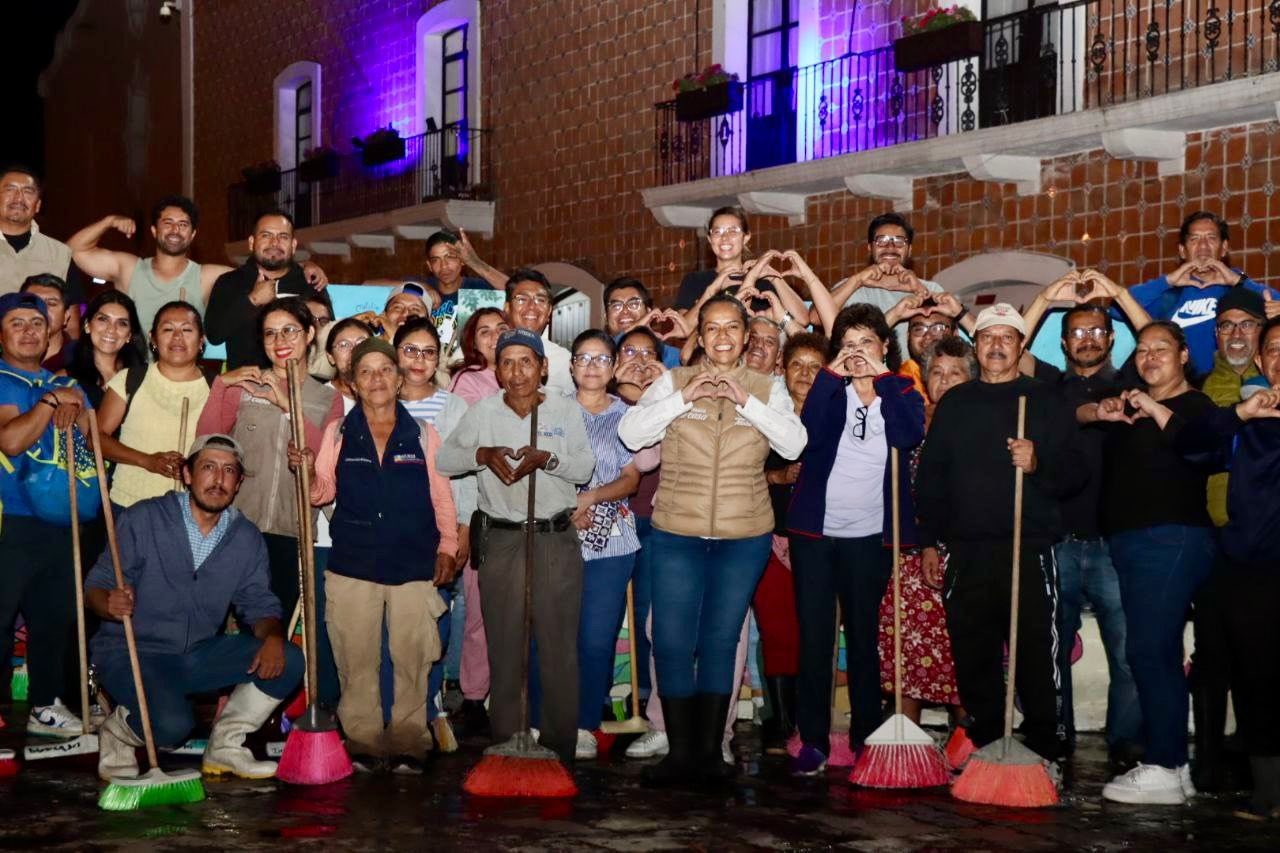 ARIADNA AYALA, PRESIDENTA MUNICIPAL, REFUERZA LAS FAENAS POR UN ATLIXCO LIMPIO Y SEGURO.