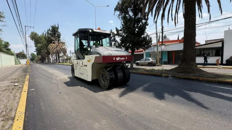 Fortalece Pepe Chedraui vialidades con el Tren Capitalino de Pavimentación