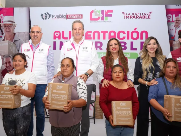 Fortalecen Pepe Chedraui y MariElise Budib seguridad alimentaria con entrega de despensas en San Francisco Totimehuacan