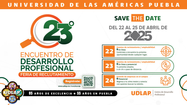 Conecta con tu futuro: UDLAP realiza el 23° Encuentro de Desarrollo Profesional