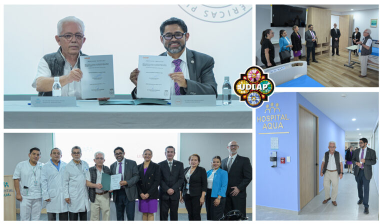 La UDLAP y Hospital Aqua Puebla firmaron un convenio de colaboración