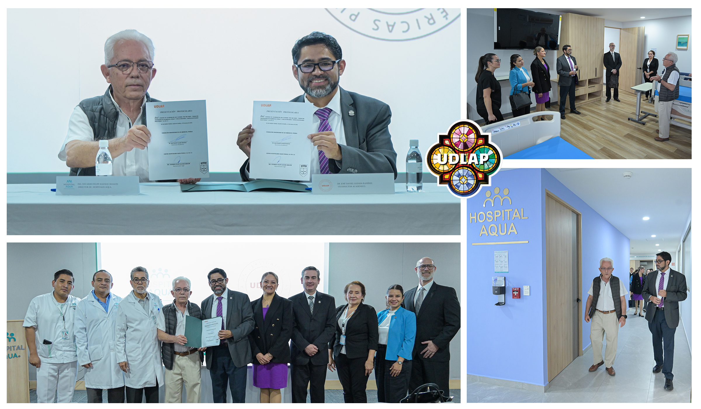 La UDLAP y Hospital Aqua Puebla firmaron un convenio de colaboración