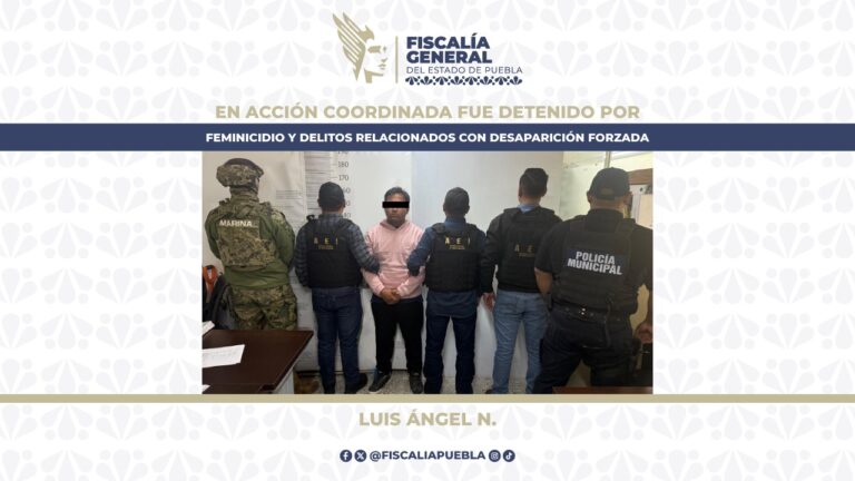 Luis Ángel N., presunto feminicida de Génesis, se entregó tras ser localizado por autoridades