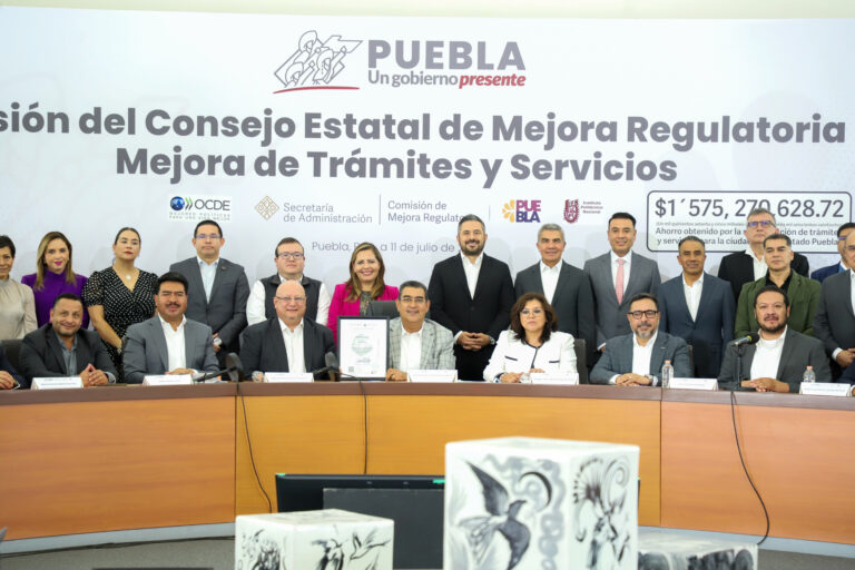 Puebla, ejemplo nacional en simplificación de trámites y mejora regulatoria