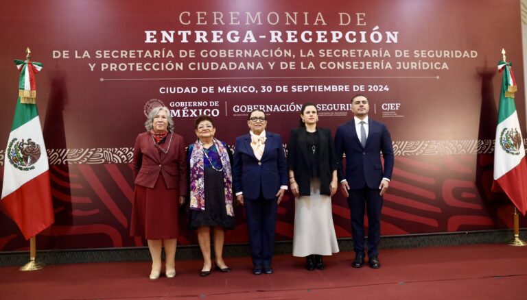 Asumen nuevos titulares de la SSPC, Segob y Consejería Jurídica
