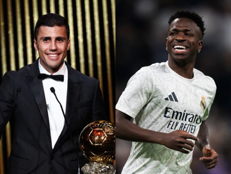 Rodri ganó Balón de Oro a Vinicius Jr. por tan solo 41 puntos de diferencia