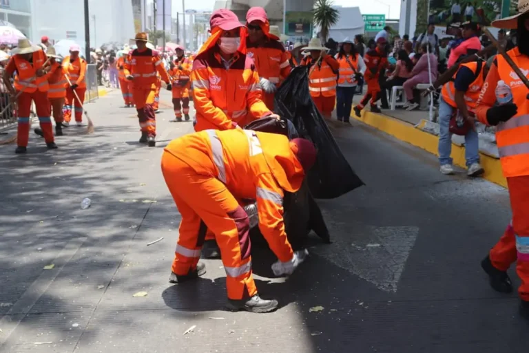 Gobierno de Pepe Chedraui garantiza limpieza en desfile del 5 de mayo