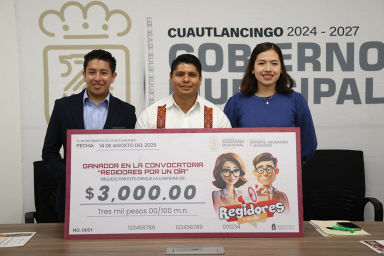 Regidor por un día Cuautlancingo