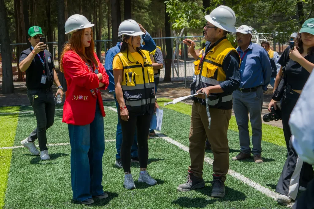 Supervisa Michelle Talavera construcción del Ecoparque "Pensar en Grande"