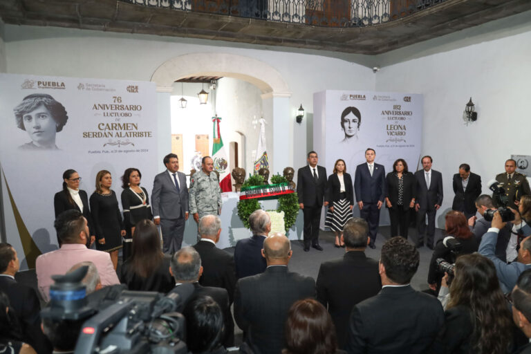 Convoca Sergio Salomón a sociedad y funcionarios a reafirmar su compromiso con Puebla y México