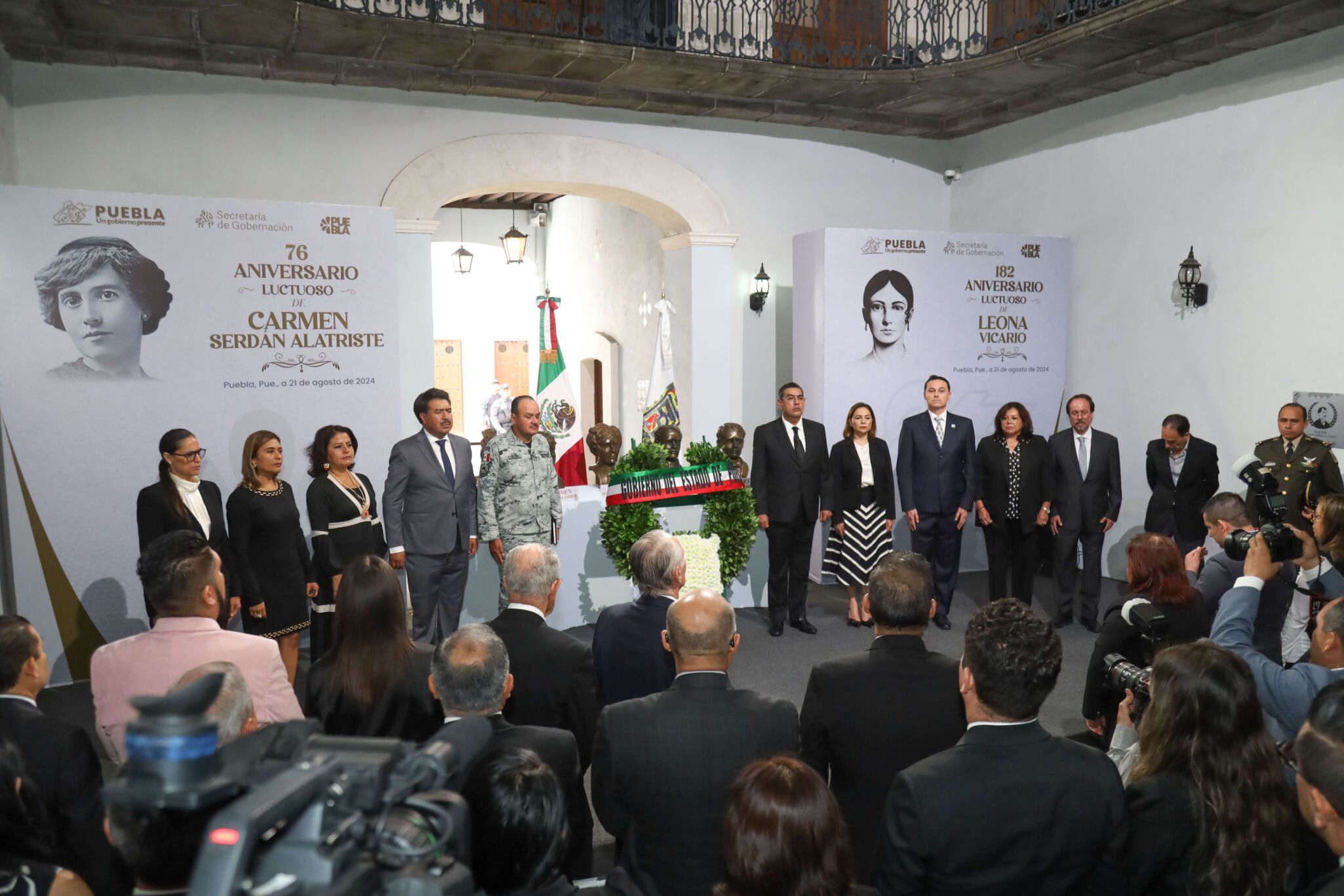 Convoca Sergio Salomón a sociedad y funcionarios a reafirmar su compromiso con Puebla y México