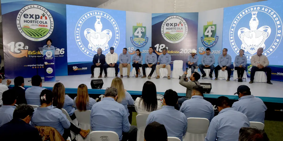 Inaugura Rectora Lilia Cedillo Expo Hortícola Puebla BUAP 2026