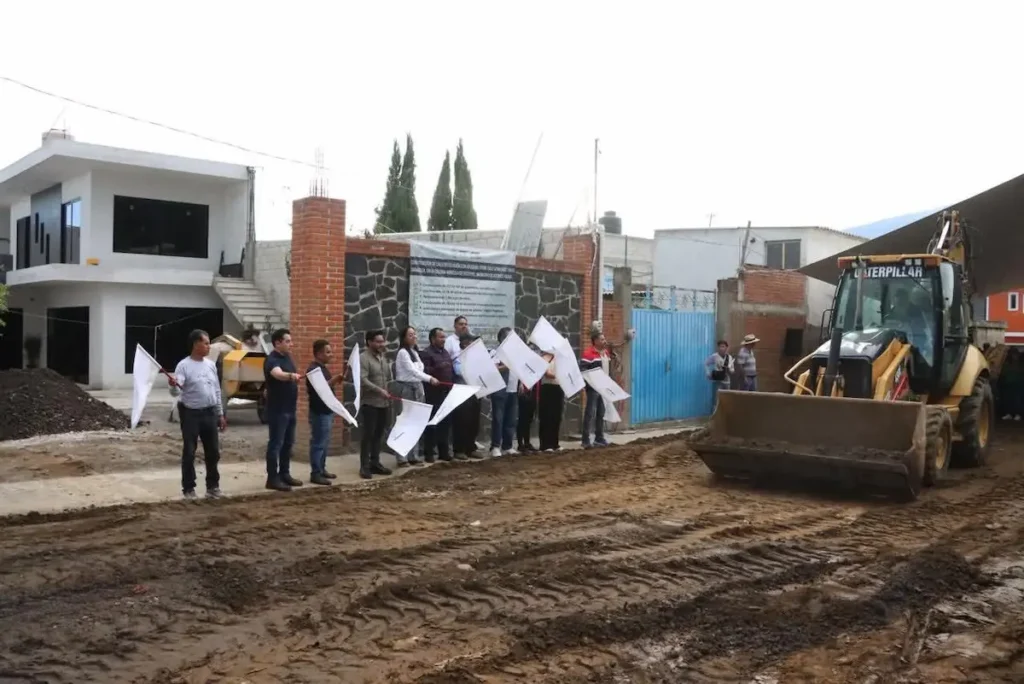 Justicia social en Atlixco: Ariadna Ayala arranca otra obra para beneficiar a familias
