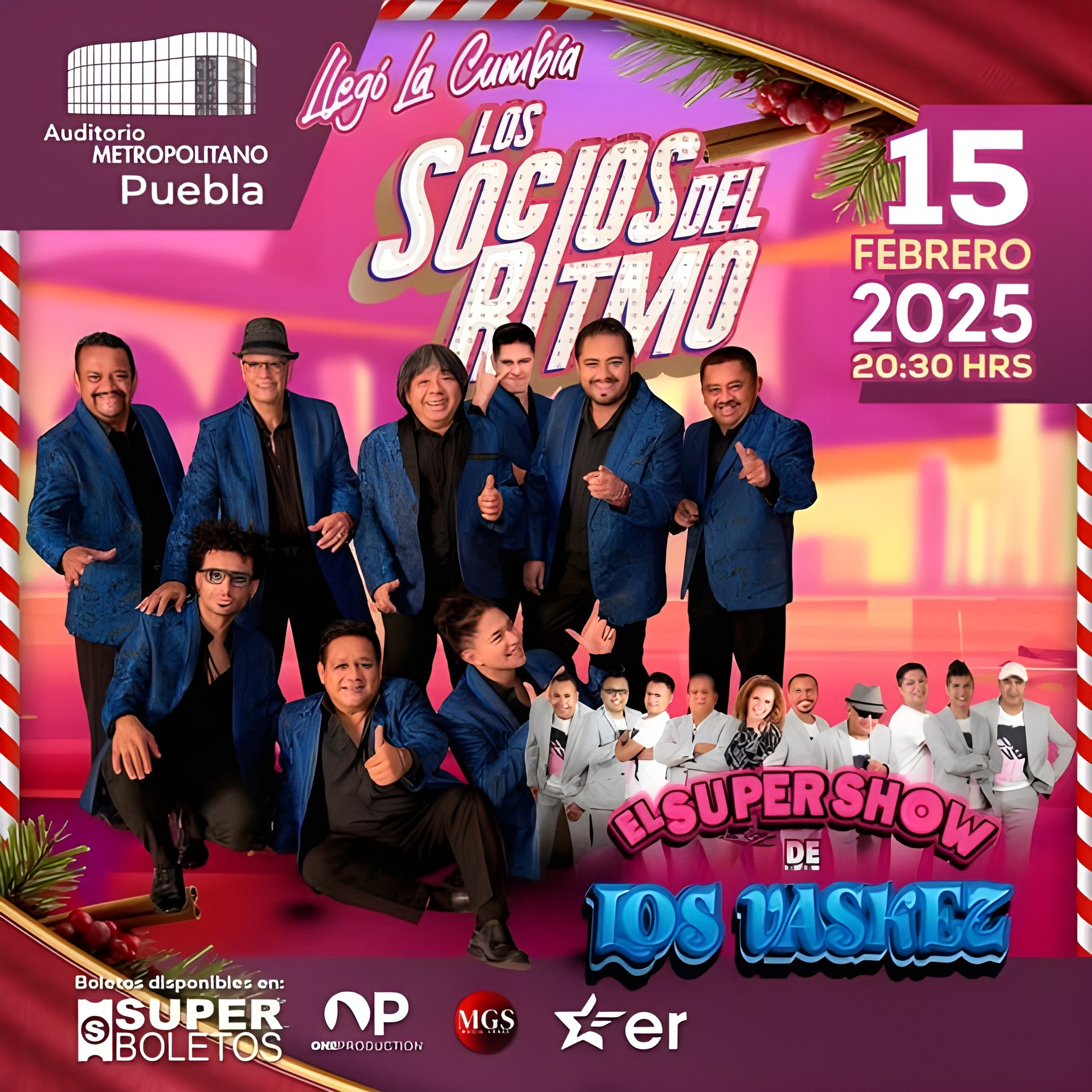 ¡Llegó la Cumbia! Los Socios del Ritmo prometen una noche inolvidable en Puebla