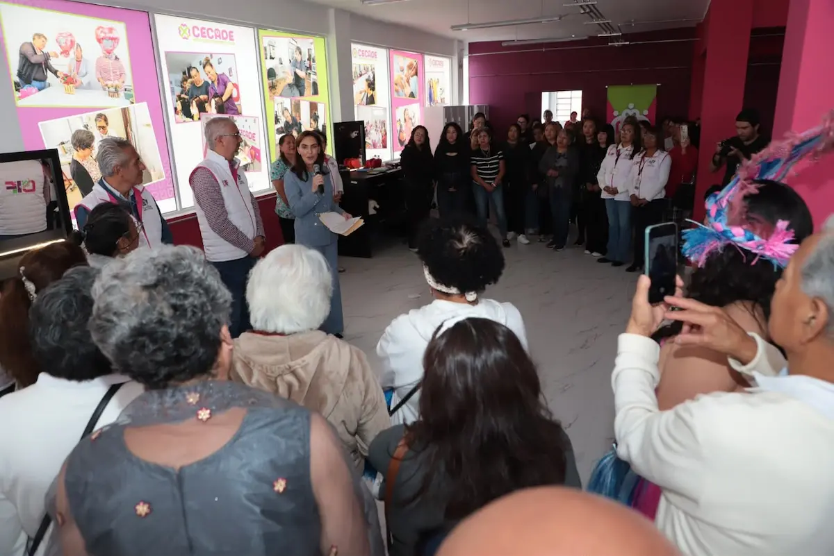 MariElise Budib inaugura el nuevo CECADE Dormitorio, que permitirá ampliar los talleres de capacitación y desarrollo del DIF Puebla Capital