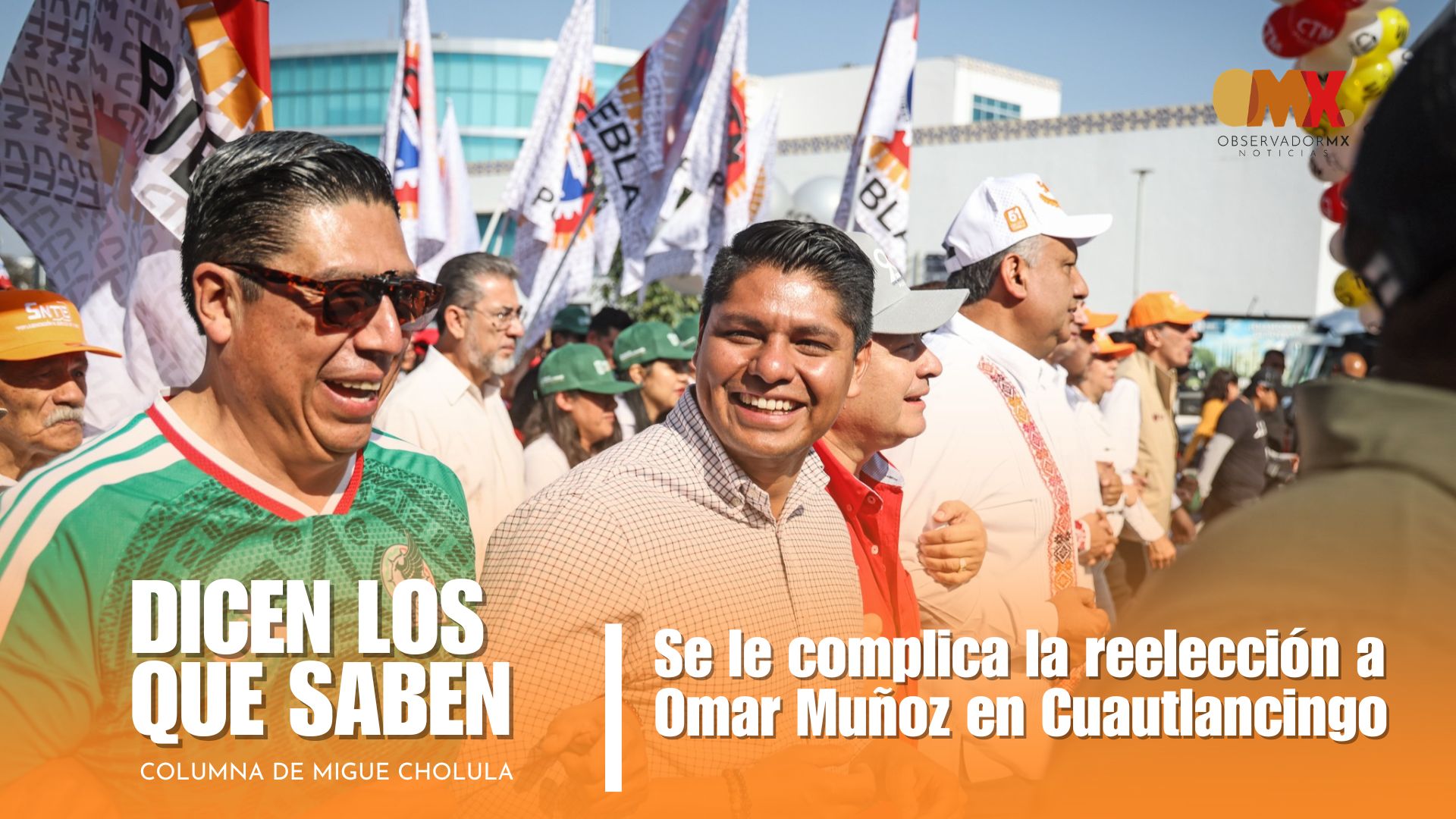 Se le complica la reelección a Omar Muñoz en Cuautlancingo