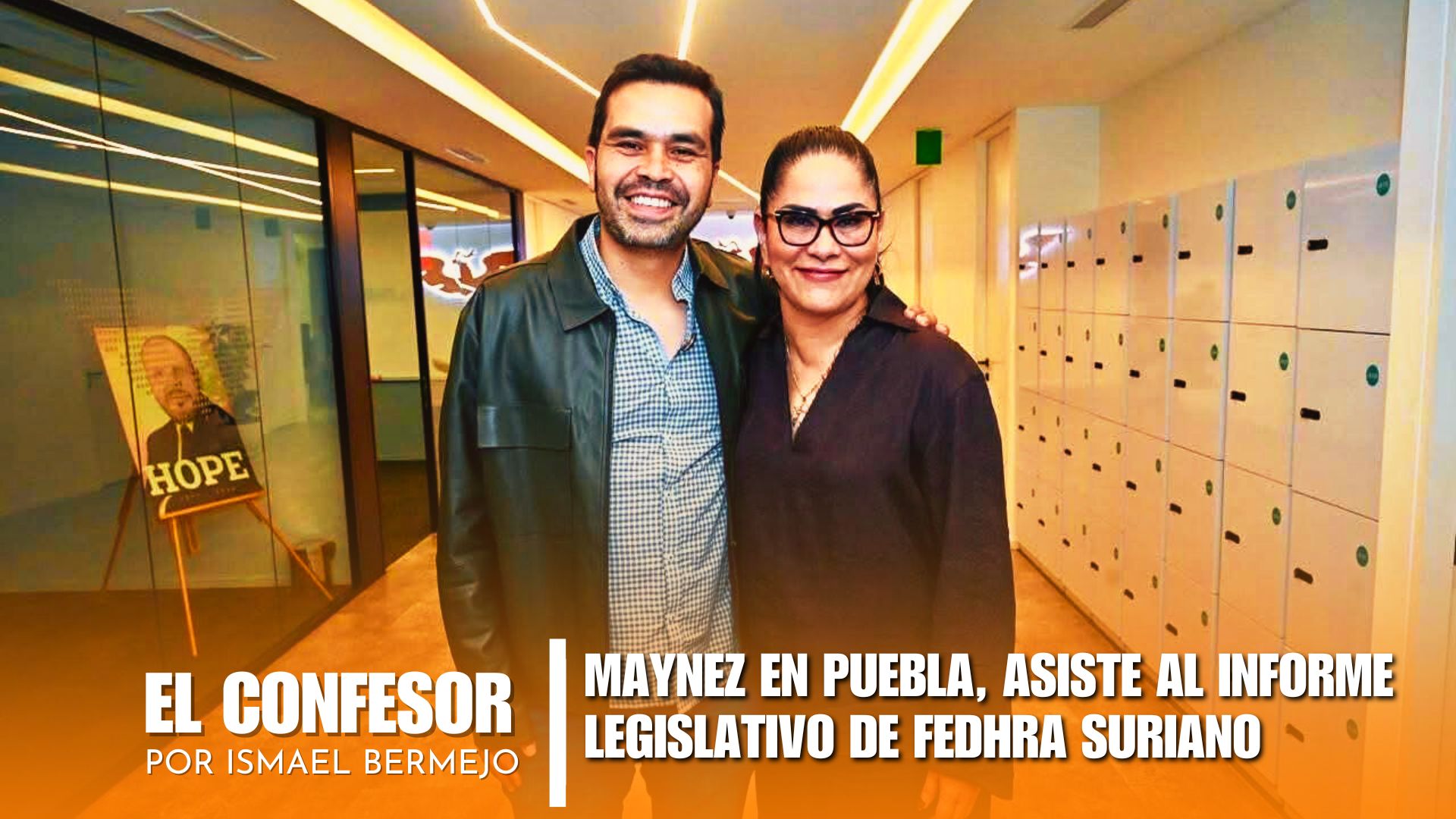 MAYNEZ EN PUEBLA, ASISTE AL INFORME LEGISLATIVO DE FEDHRA SURIANO