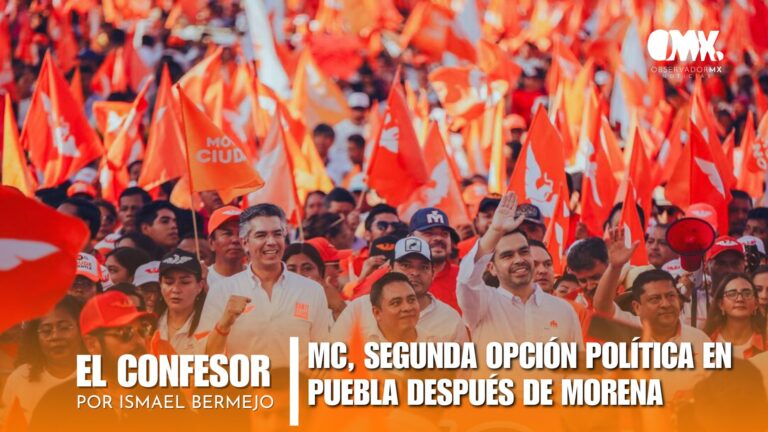 MC SEGUNDA OPCIÓN POLÍTICA EN PUEBLA DESPUÉS DE MORENA