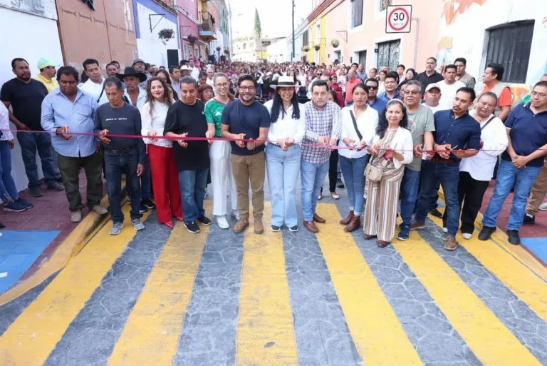 Obras que transforman Atlixco: Ariadna Ayala inaugura rehabilitación de calle en el corazón del municipio
