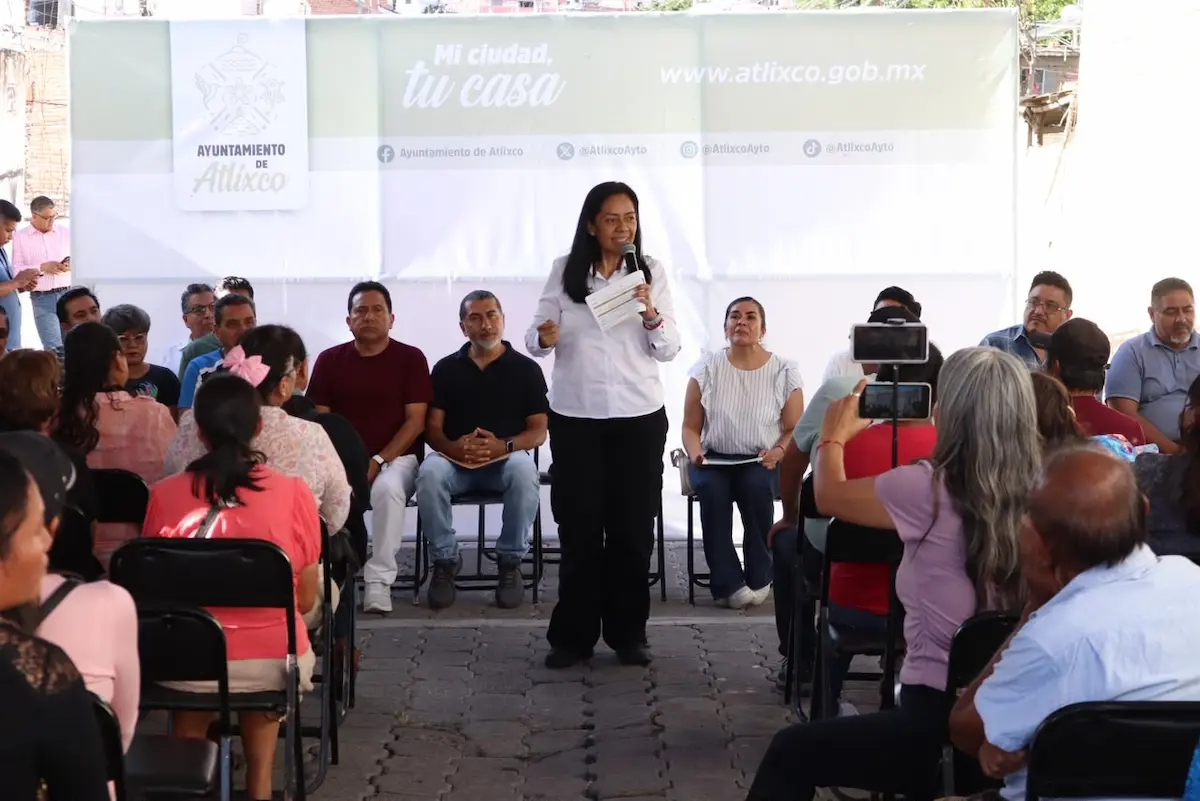 Obras que transforman Atlixco: Ariadna Ayala atiende petición de vecinos