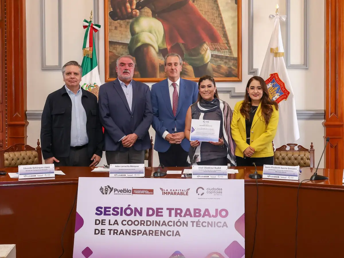 Pepe Chedraui fortalece liderazgo de Puebla en transparencia y gobierno abierto