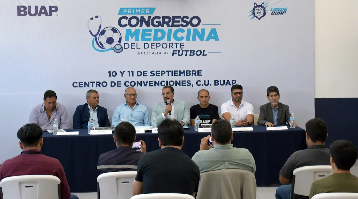 Presenta BUAP Primer Congreso Internacional de Medicina Deportiva Aplicada al Fútbol Actual