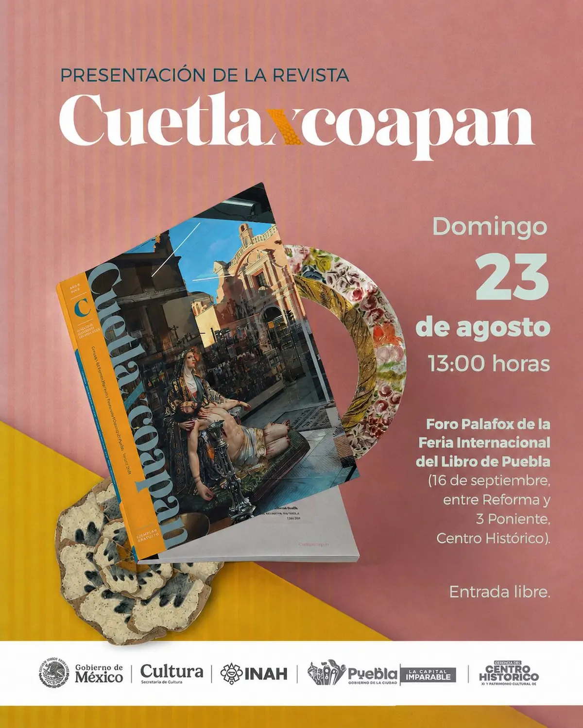 Presenta gobierno de Pepe Chedraui nuevo número de la revista Cuetlaxcoapan en la FILIP 2026