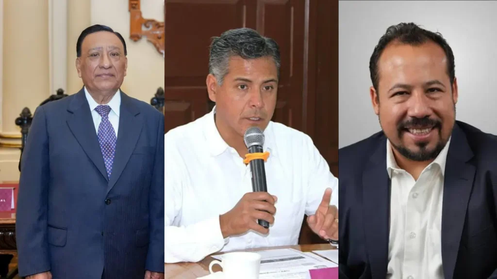Rufo Juárez, Carlos Gómez y Mario Montero