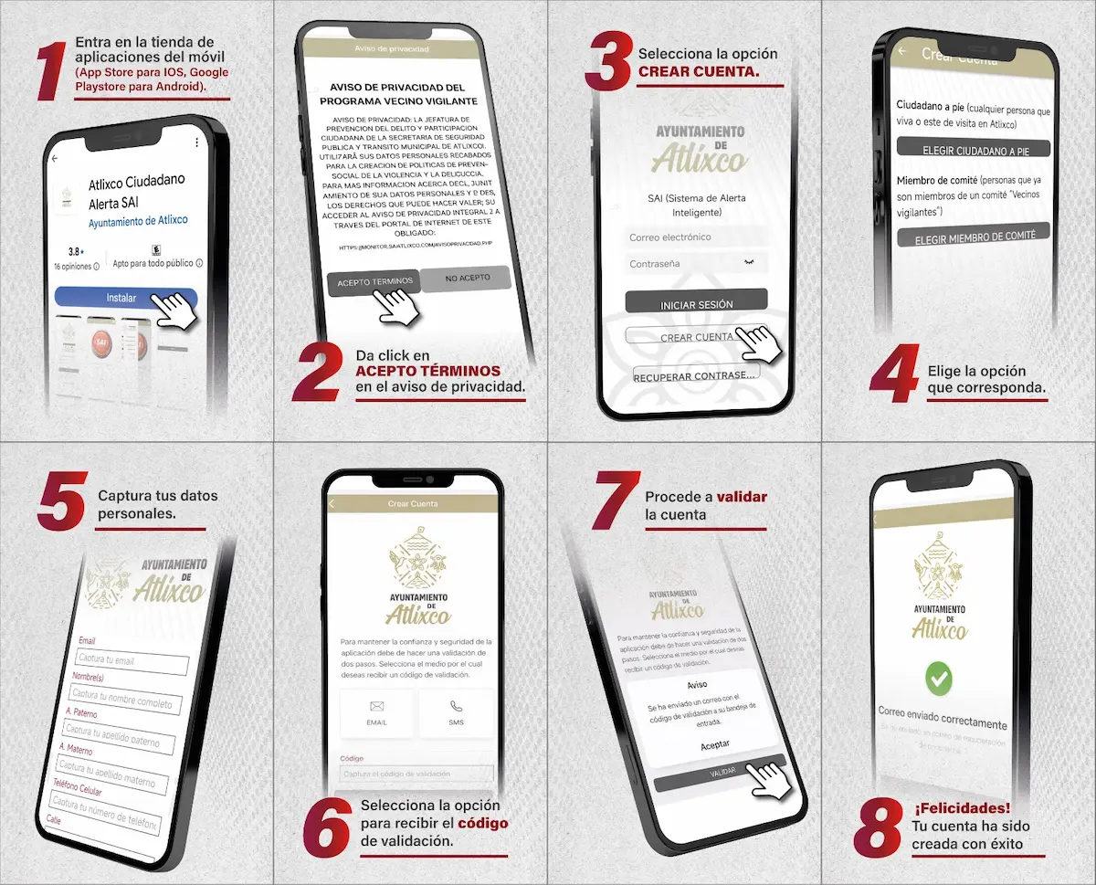Seguridad en tu mano; la App de Protección que blinda a Atlixco