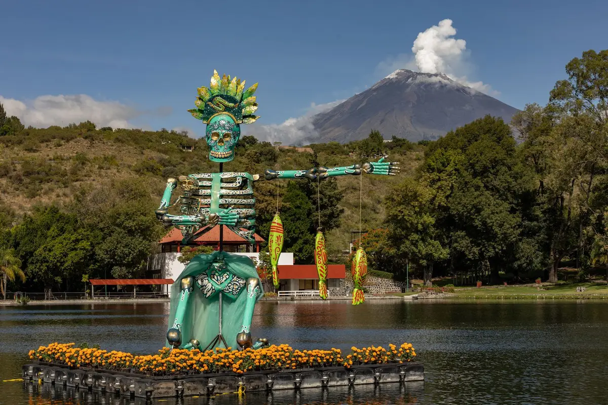 Valle de Catrinas en Atlixco: conoce a la diosa Chalchiuhtlicue