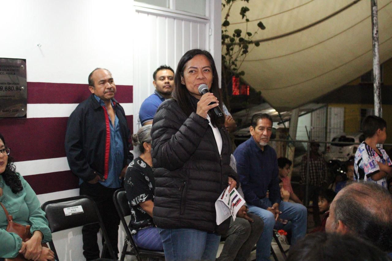 ARIADNA AYALA REHABILITA ESPACIO DEPORTIVO EN COLONIA EL CERRIL PARA DISFRUTE DE FAMILIAS ATLIXQUENSES
