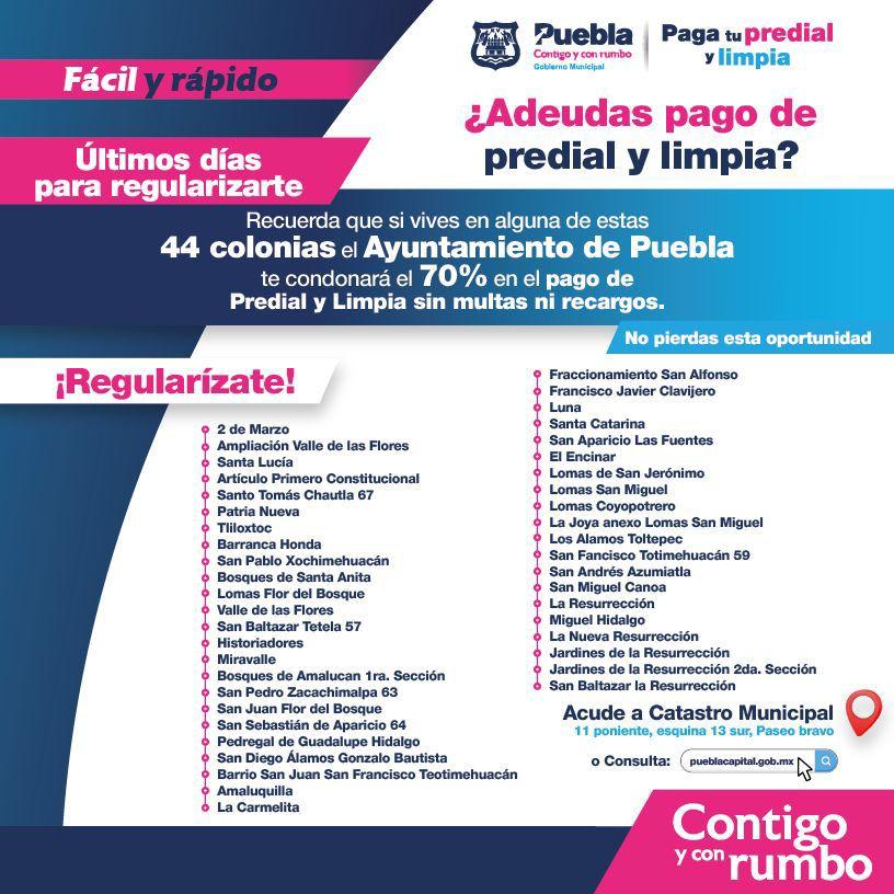 AYUNTAMIENTO INVITA A APROVECHAR ÚLTIMOS DÍAS PARA PAGAR PREDIAL CON DESCUENTO EN ZONAS DE ALTA VULNERABILIDAD