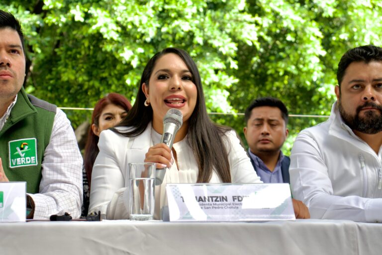 Respalda el Partido Verde triunfo de Tonantzin Fernández en San Pedro Cholula