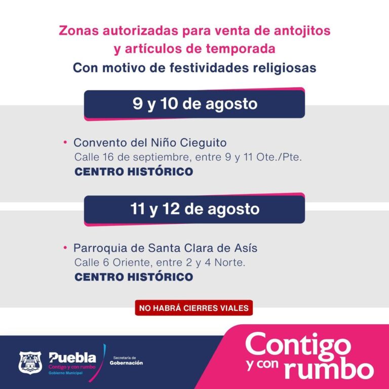 SECRETARÍA DE GOBERNACIÓN MUNICIPAL SUPERVISARÁ FESTIVIDADES PATRONALES