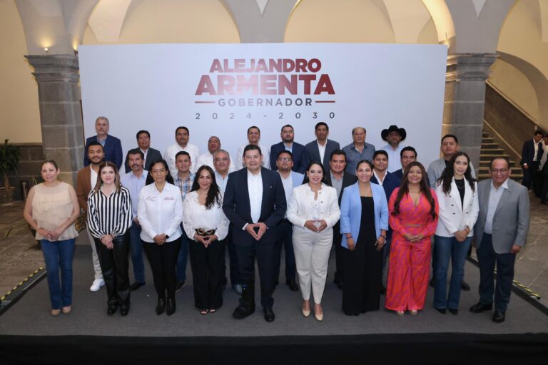 Armenta y alcaldes electos juntos por el bienestar y la seguridad de las familias poblana
