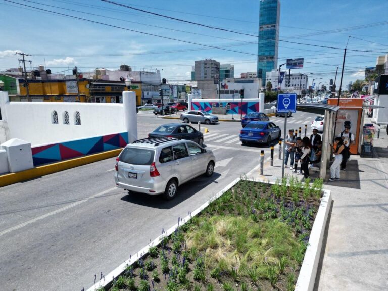 PUEBLA CAPITAL AVANZA CON MÁS Y MEJOR INFRAESTRUCTURA PEATONAL, AHORA EN BULEVAR AARÓN MERINO