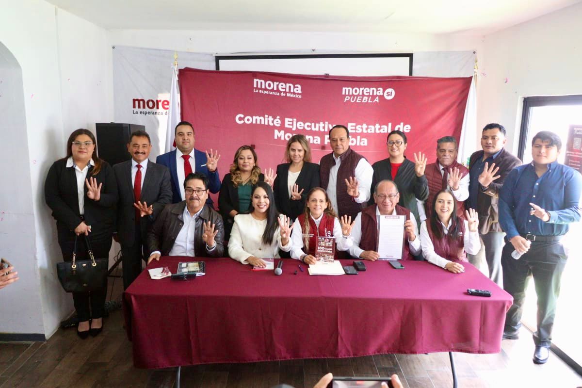 Con el respaldo de las dirigencias Estatal y Nacional de Morena, Tonantzin Fernández reitera su compromiso con las y los cholultecas