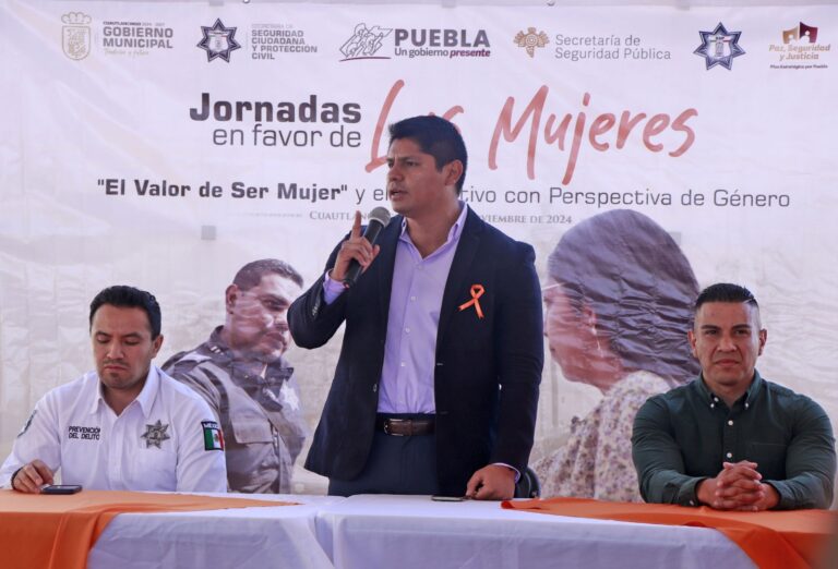 ENCABEZA OMAR MUÑOZ JORNADAS EN FAVOR DE LAS MUJERES