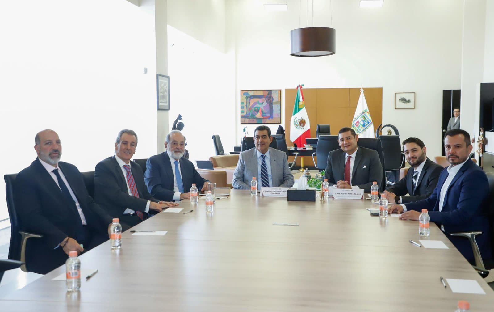 En alianza con el empresario Carlos Slim, Puebla traza ruta de inversión y tecnología al servicio de Puebla: Armenta