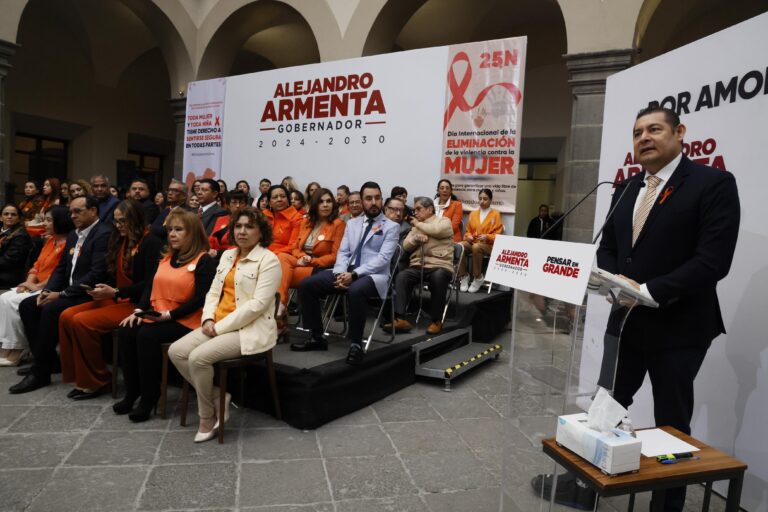 Gobierno de Armenta trabajará para erradicar la violencia contra las niñas y las mujeres