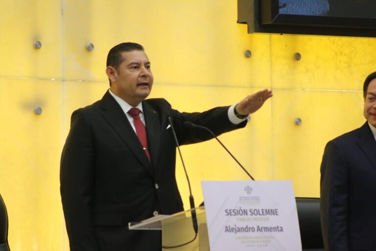 Rinde protesta Alejandro Armenta ante el Congreso del Estado como Gobernador Constitucional