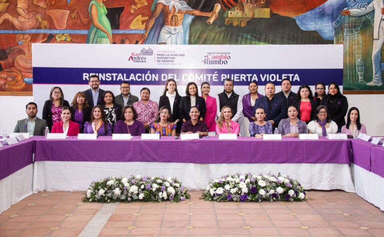 Protección y Apoyo a Mujeres en San Andrés Cholula con Puerta Violeta