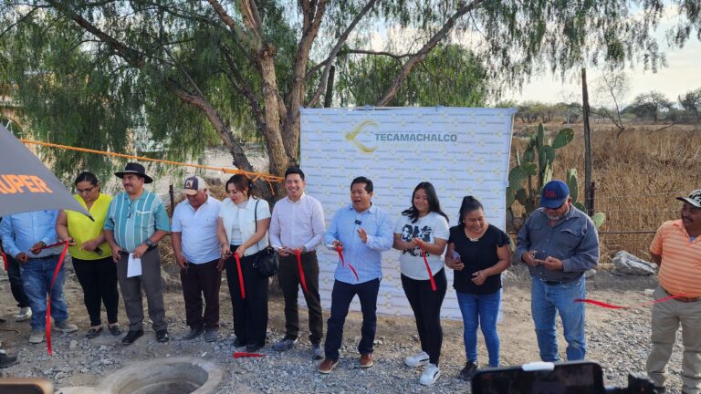 Inaugura Mateo Hernández obra de red de drenaje en Xochimilco