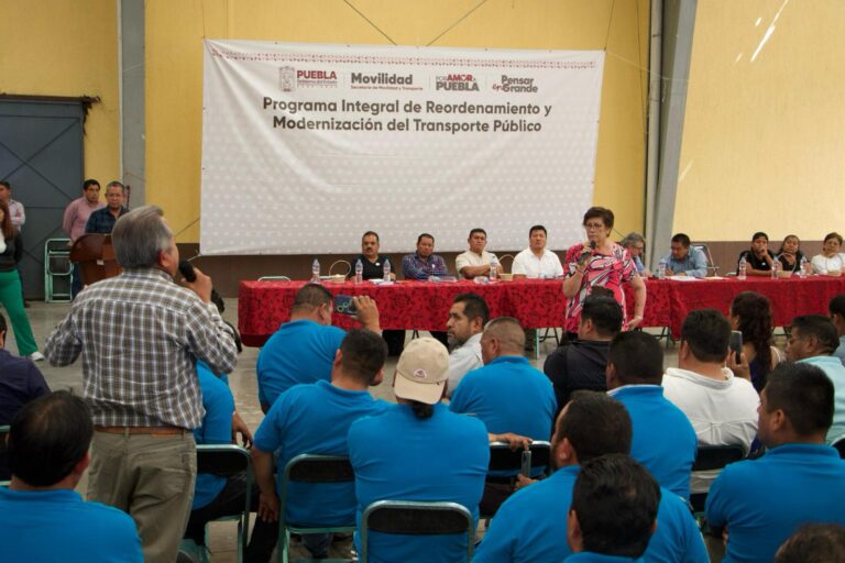 Gobierno de Puebla promueve modernización del transporte público para un mejor servicio