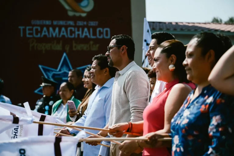 Se fortalece la seguridad en Tecamachalco con la inauguración de un módulo de vigilancia y entrega de 10 motopatrullas: Andrés Villegas