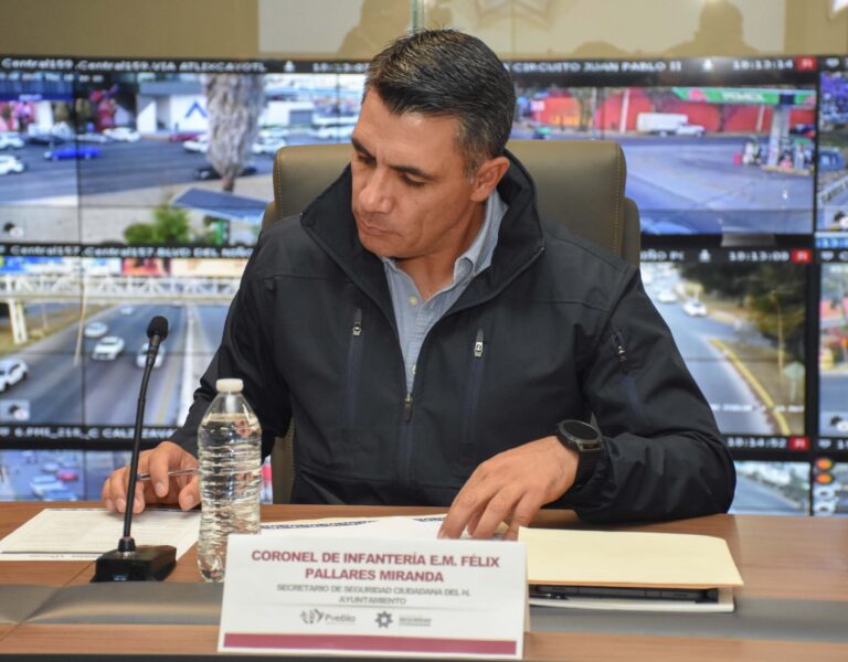 IMPULSA GOBIERNO DE PEPE CHEDRAUI TRABAJO ESTRATÉGICO PARA MANTENER LA SEGURIDAD DE PUEBLA