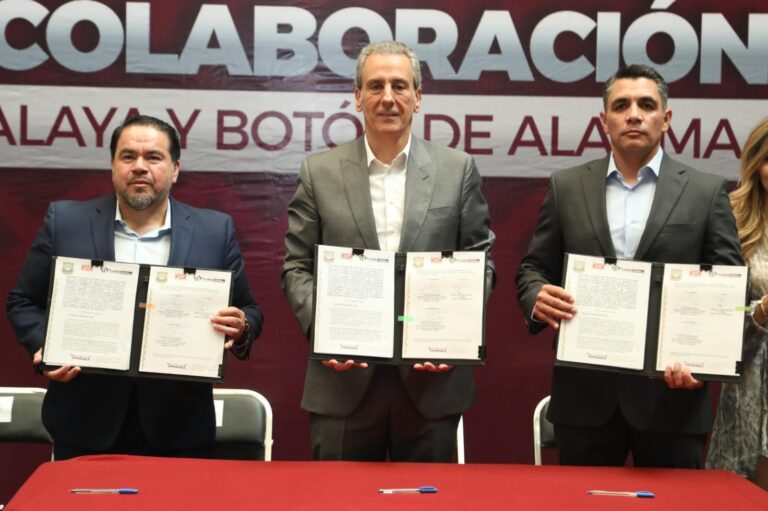 Gobierno de la Ciudad firma de Convenio de Colaboración “Torres Atalaya y Botón de Alarma OXXO”