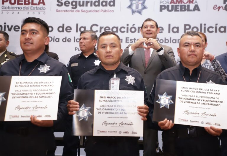 Gobierno de Puebla refuerza compromiso con la seguridad y bienestar de policías