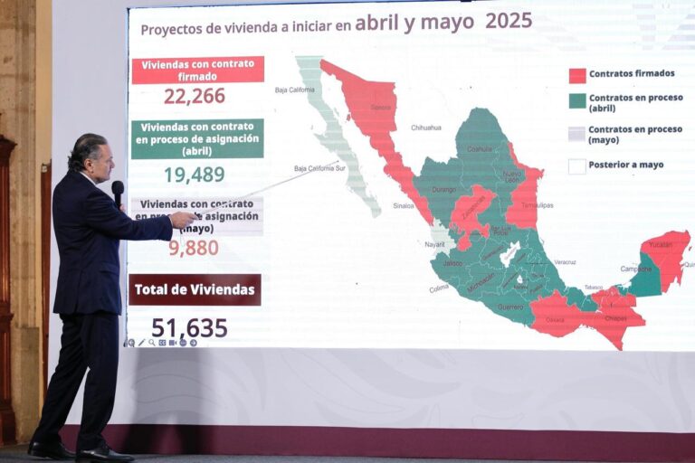 EN ABRIL INICIÓ LA CONSTRUCCIÓN DE 22 MIL 266 VIVIENDAS Y PARA MAYO SE ESTARÁN EDIFICANDO 51 MIL 600: OCTAVIO ROMERO