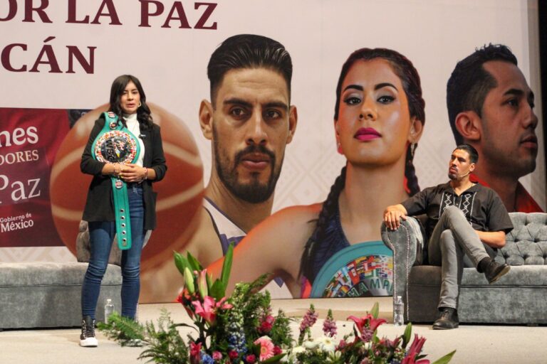 Segob resalta trabajo de Gaby “La Bonita” Sánchez al impulsar deporte en jóvenes